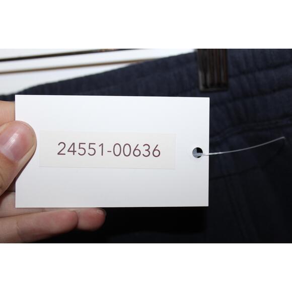 Womens Abercrombie & Fitch Navy Blue Cotton Flannel Sweatpants Joggers Size XS - Picture 5 of 5